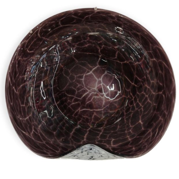 Centrotavola in Vetro di Murano Originale Decoro Venato – Linfa (L'30 Cm)